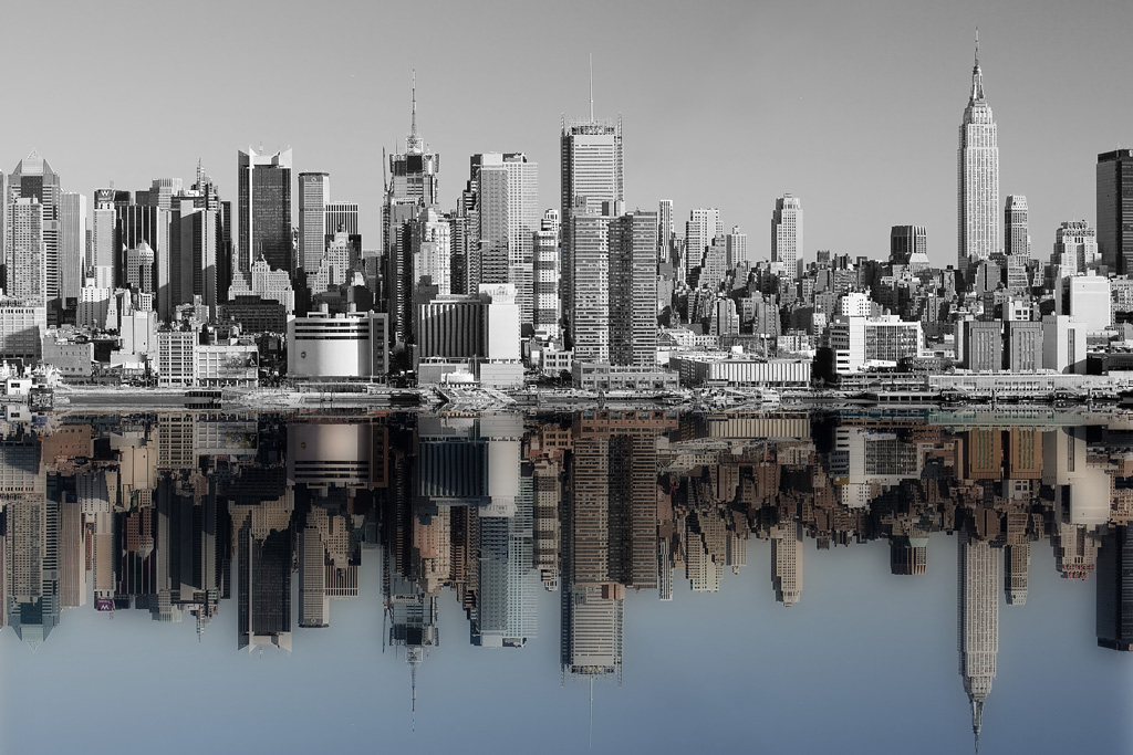 Quadro Nova York Reflexo de Cor