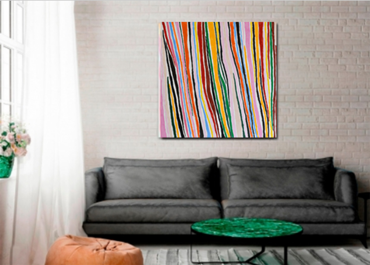 Quadro Zebra às Cores