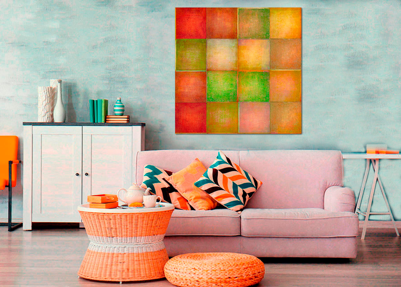 Quadro Colorful Squares