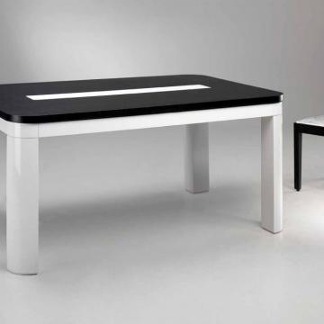 Mesa de Jantar Cristal Extensivel 180