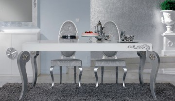 Mesa de Jantar Luxus com aplicações