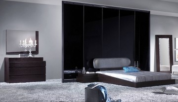 Quarto Cama Estofada Prata