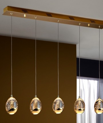 Candeeiro de Teto Dimmable Rocio Gold